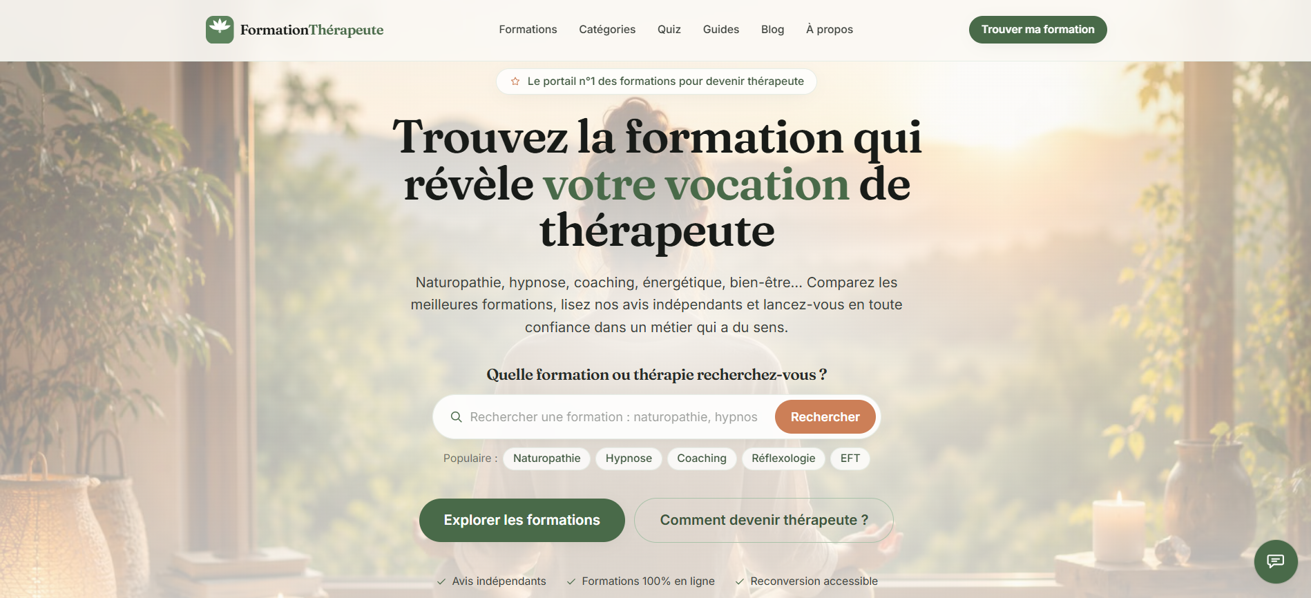 Formation Thérapeute